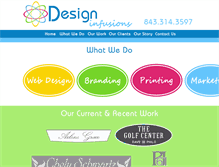 Tablet Screenshot of designinfusions.com